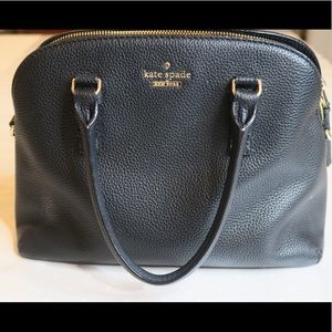 Kate Spade Black Leather Satchel